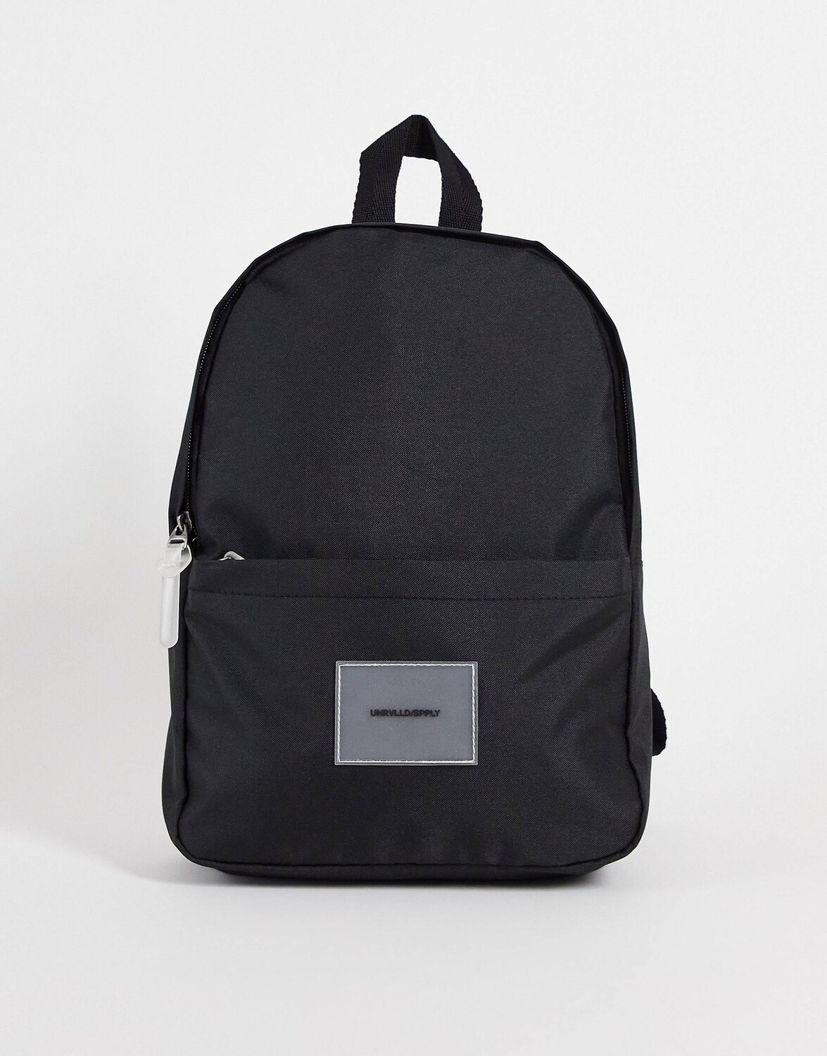 

Черный мини-рюкзак с резиновыми деталями ASOS DESIGN