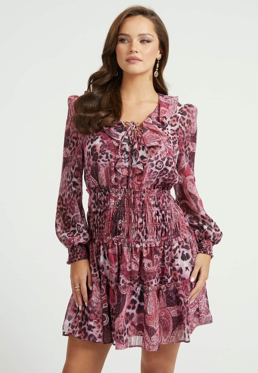 

Элегантное платье Guess, фиолетовый