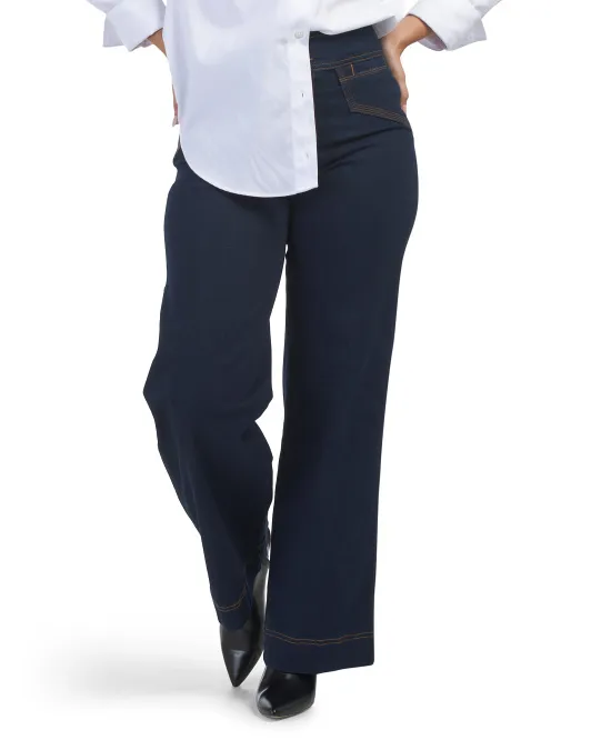 

Джинсовые широкие джинсы Bagatelle Collection, цвет Royal