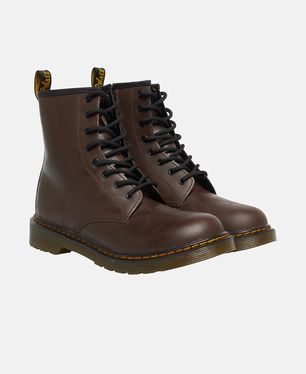 

Ботинки на шнуровке Dr. Martens, темно коричневый