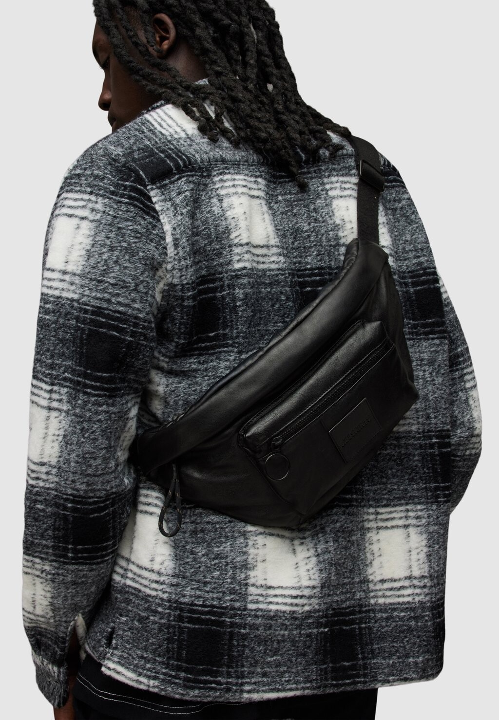 

Поясная сумка AllSaints, черный