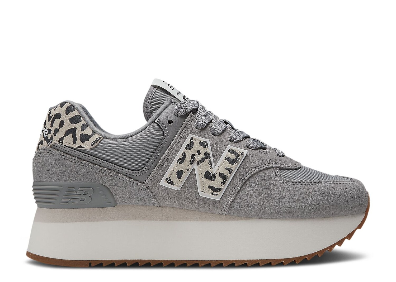 

Кроссовки New Balance Wmns 574+ 'Shadow Grey Leopard', серый