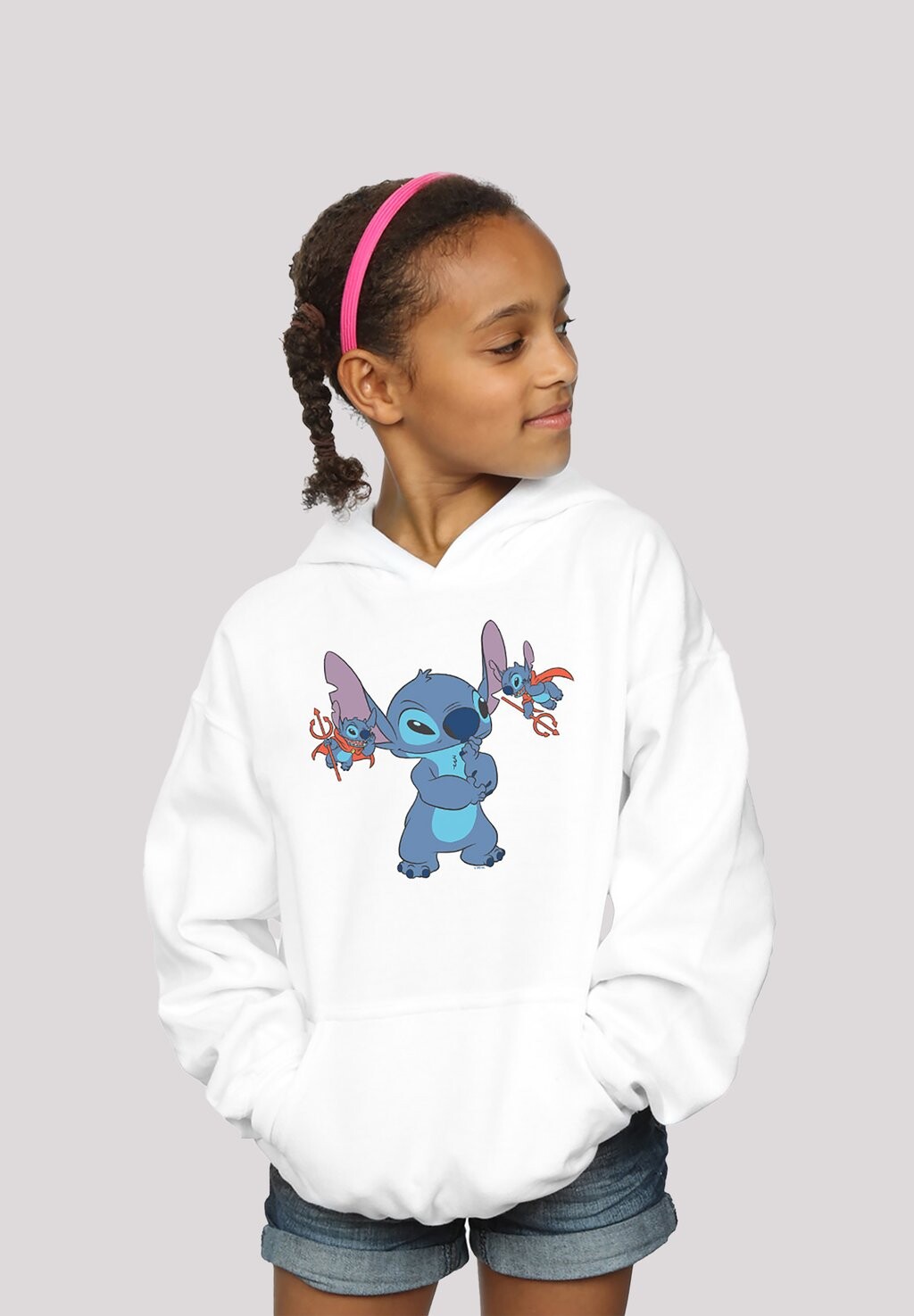 

Толстовка Disney Lilo And Stitch Kleine Teufel F4NT4STIC, белый
