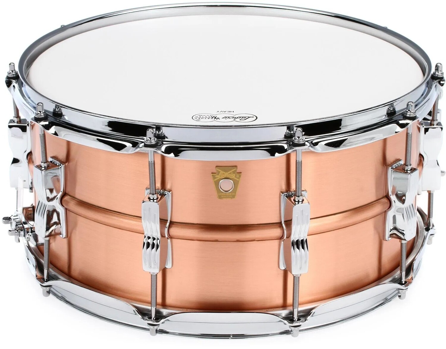 

Малый барабан Ludwig Acro — 6,5 x 14 дюймов — матовая медь