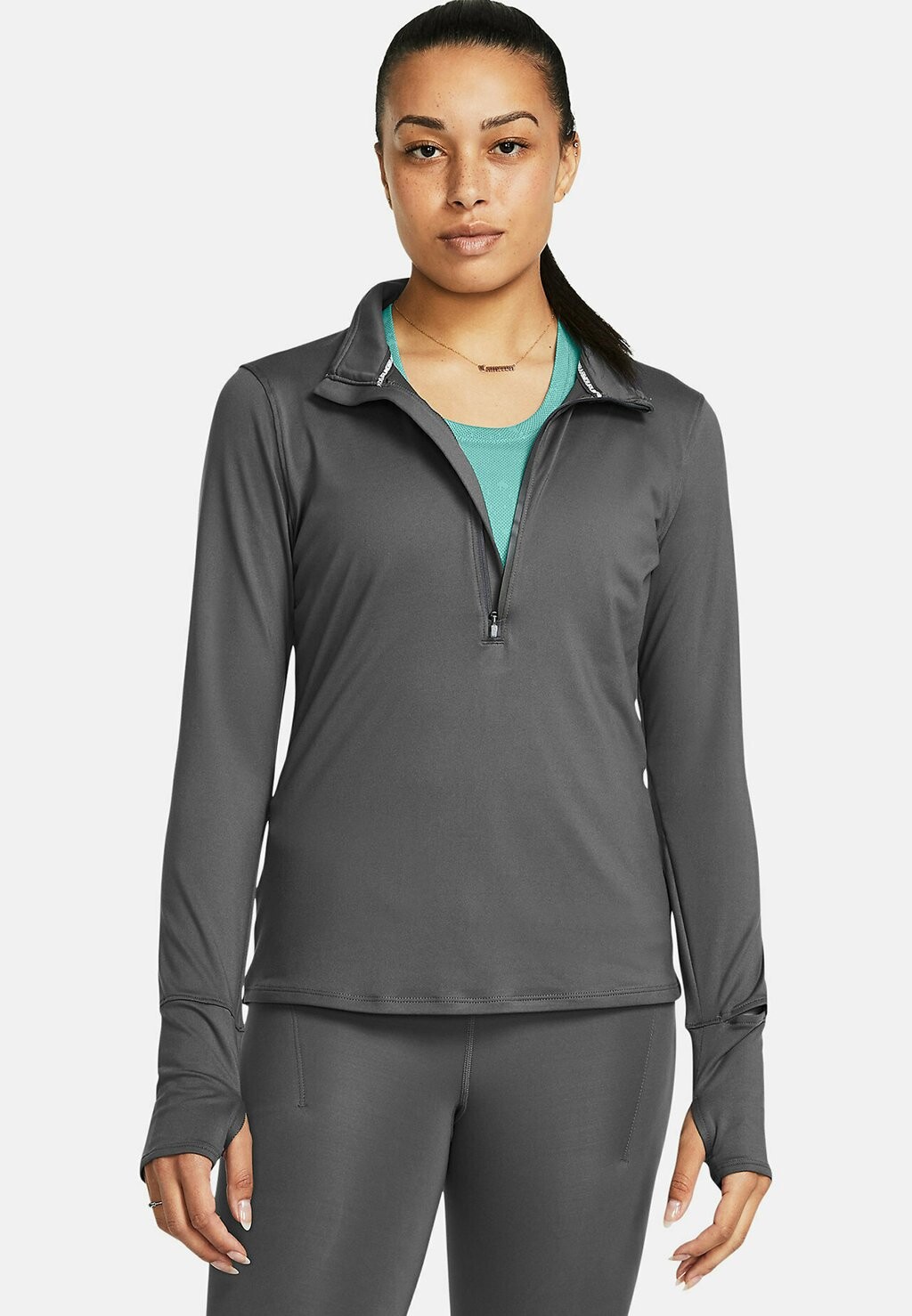 

Топ с длинными рукавами LAUNCH PRO HALF Under Armour, цвет castlerock