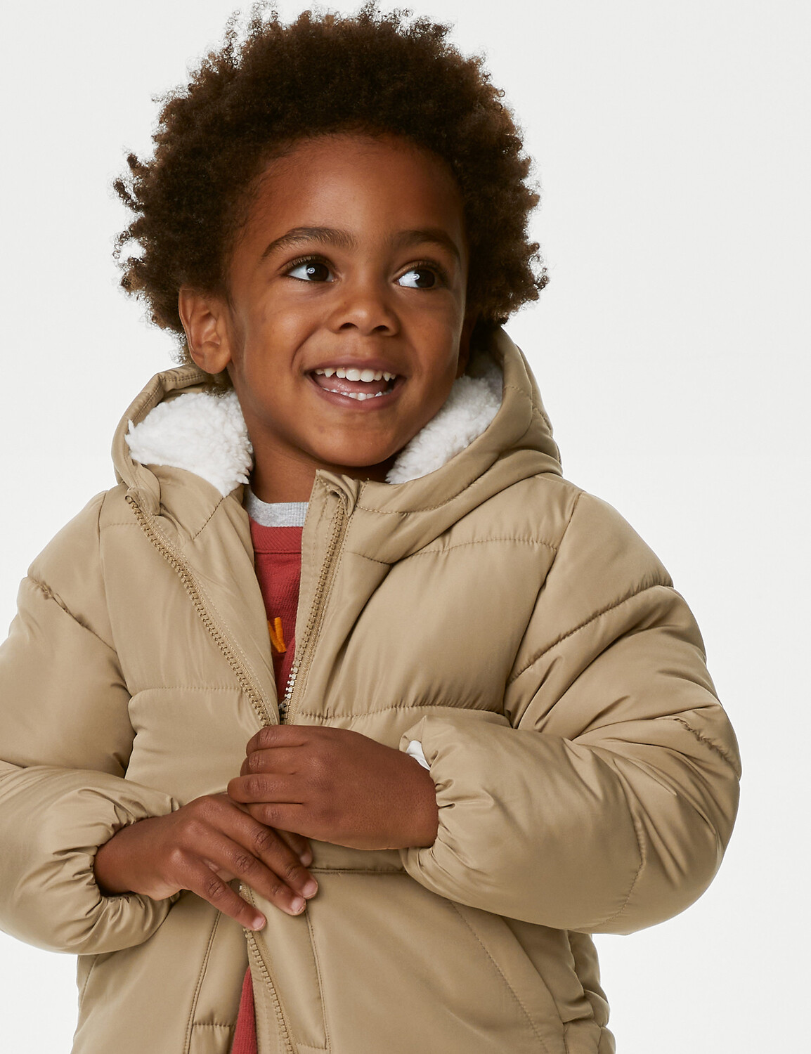

Утепленное пальто Stormwear на подкладке боргов (2–8 лет) Marks & Spencer