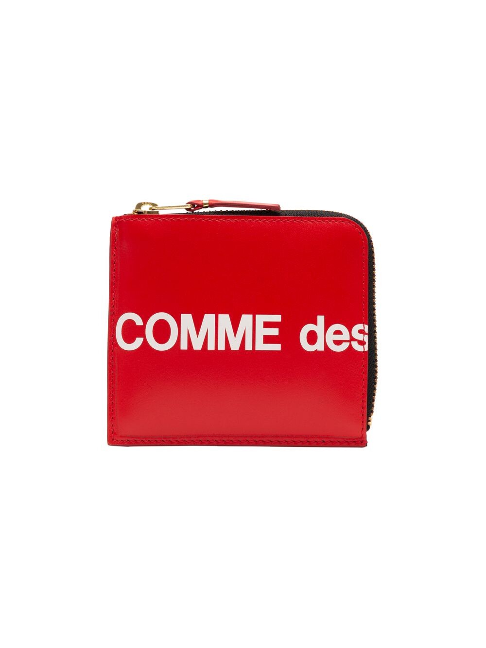 

Огромный кошелек на молнии с логотипом Comme des Garçons, красный