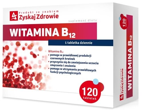 

Gain Health, Витамин Нервная Система В12, 120 Таб. Inna marka