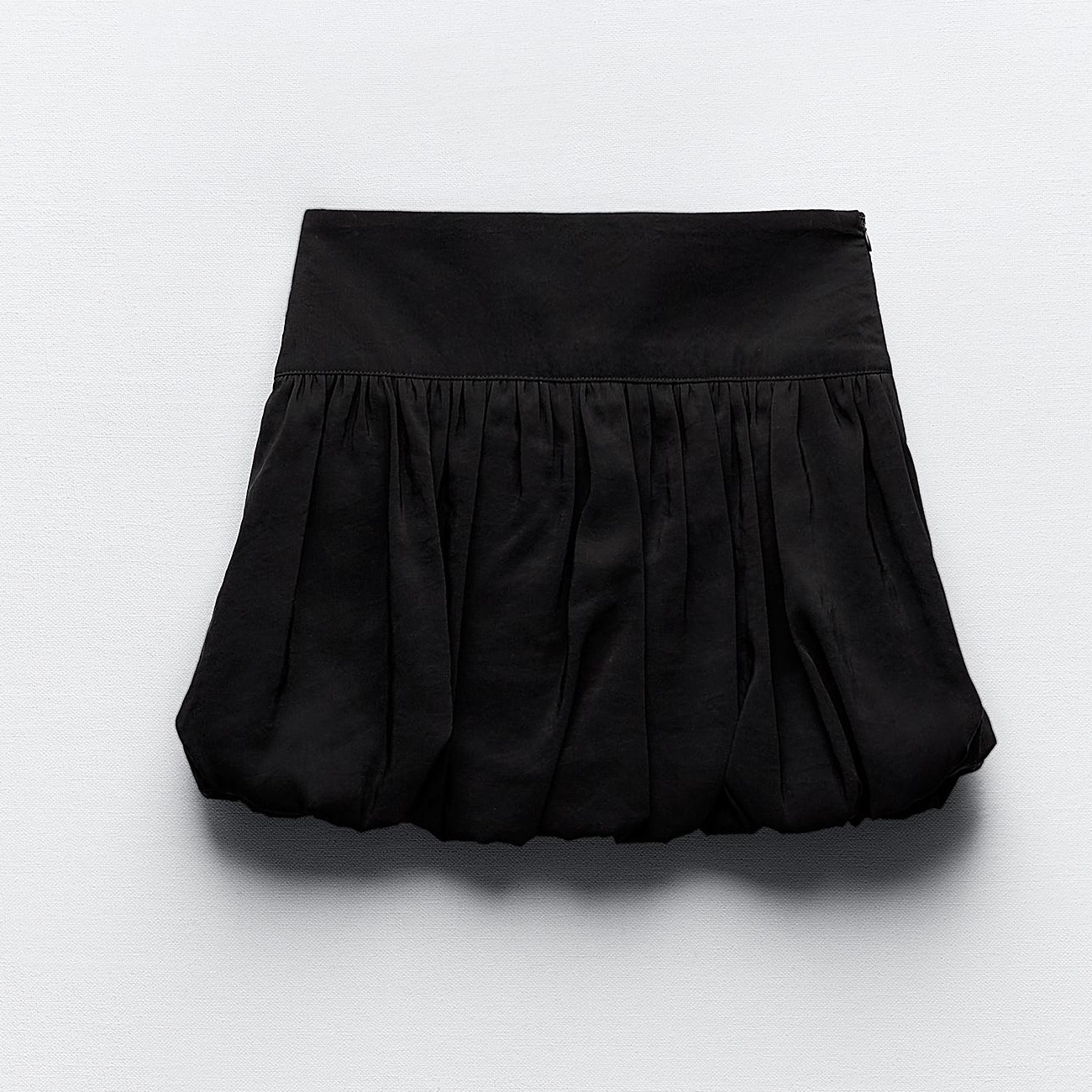 Юбка Zara Balloon, черный юбка zara chain mini черный