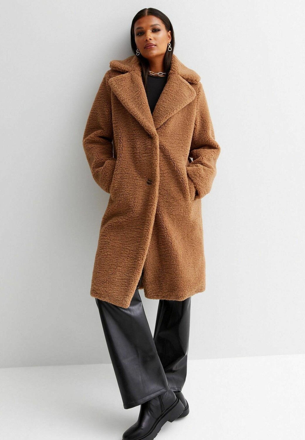 

Пальто классическое New Look, коричневый