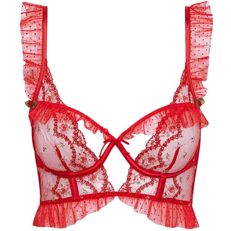 

Бюстье For Love & Lemons Rouge Underwire, красный