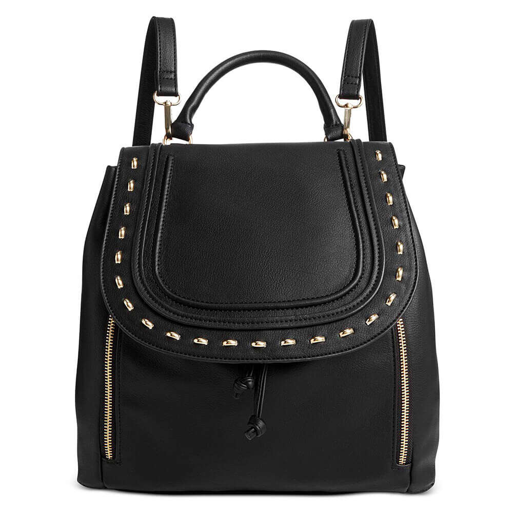 

Рюкзак INC International Concepts Karissaa Staple Faux Leather Small, черный