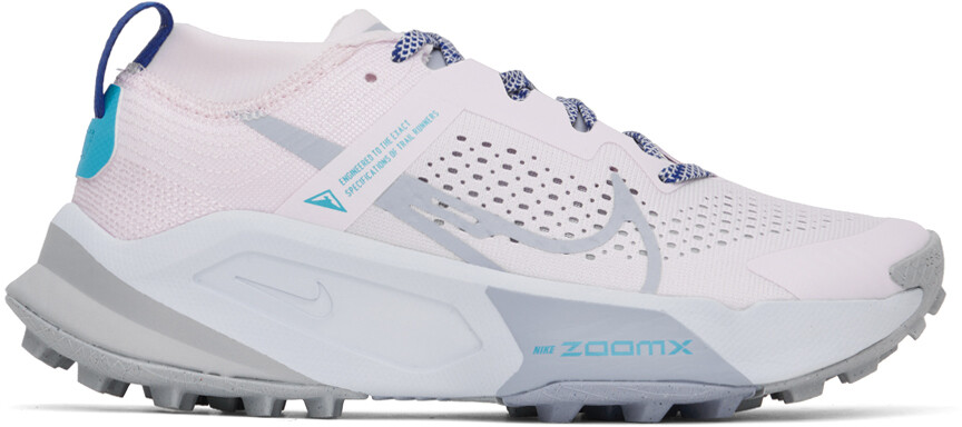 

Розово-синие кроссовки Zegama Nike, Синий