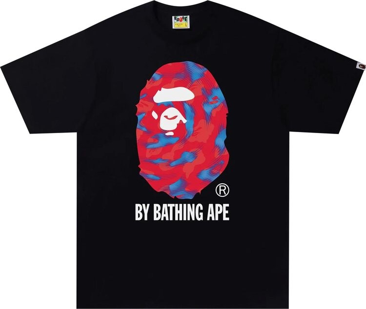 

Футболка BAPE Stroke Camo By Bathing Ape T-Shirt 'Black/Red', черный