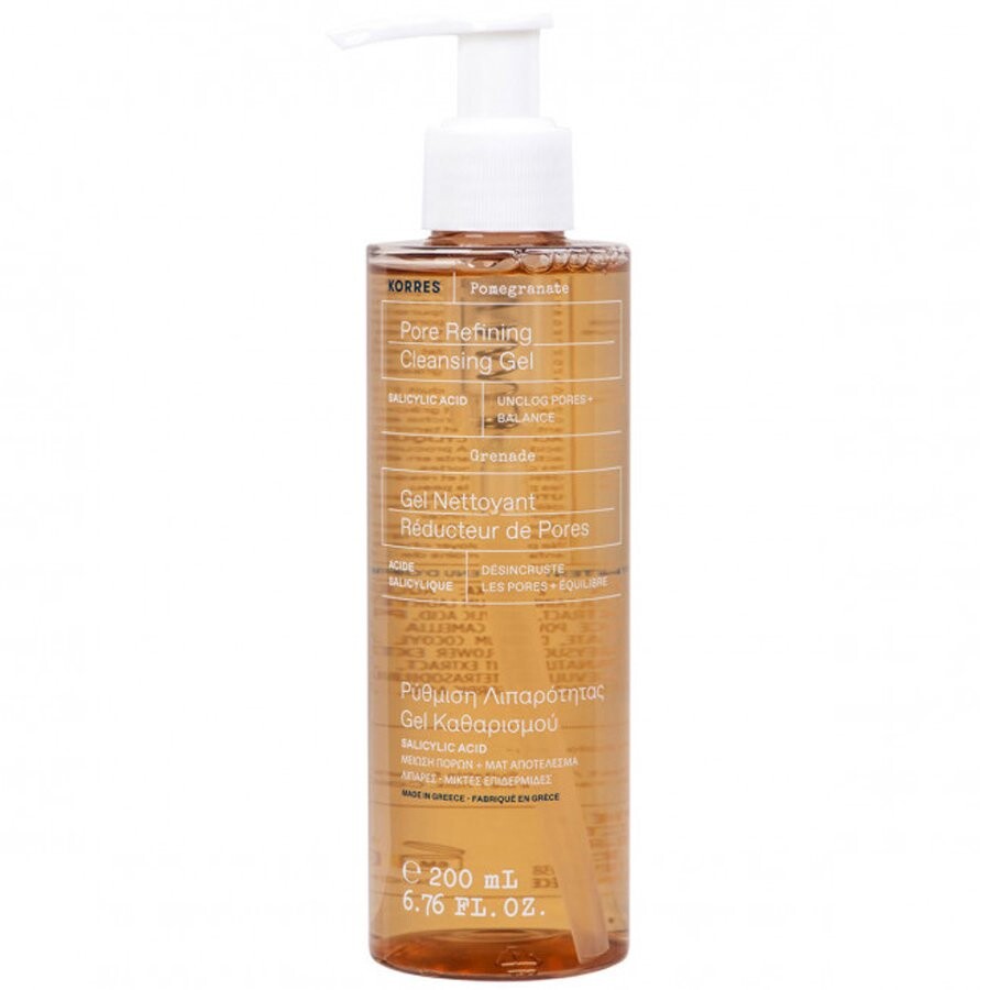 

Korres Гель для умывания лица Pomegranate Pore Refining Cleansing Gel с экстрактом граната 200мл