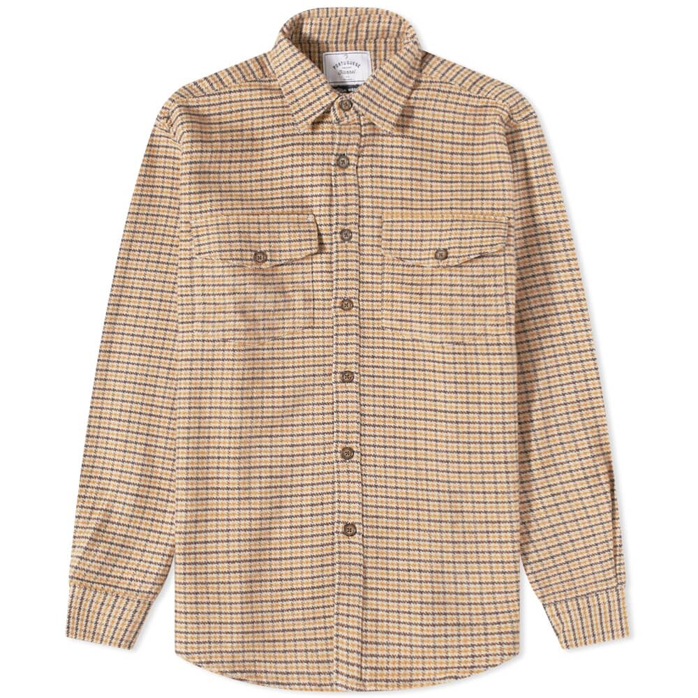 

PP 2 Карманная верхняя рубашка Portuguese Flannel, Коричневый