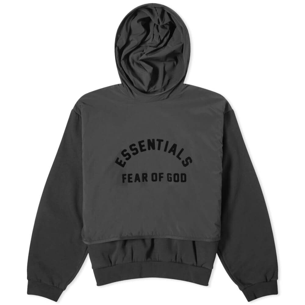 

Худи Fear Of God Essentials Spring Fleece, черный