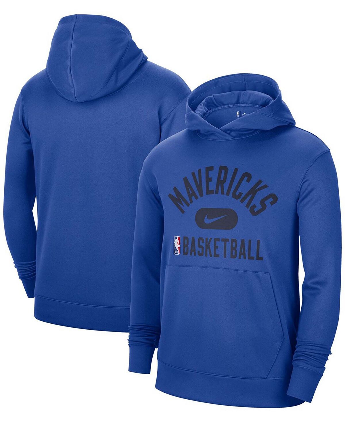 

Толстовка с капюшоном Nike Dallas Mavericks 2021-2022 Spotlight Size 3XL, синий