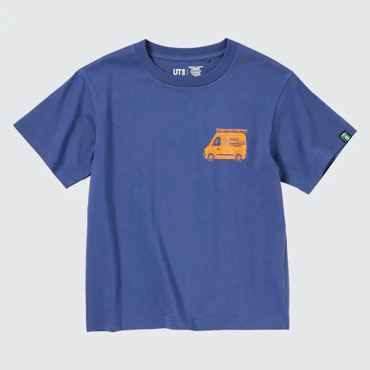 

Футболка Uniqlo UT Super Mario Bros. Movie, синий