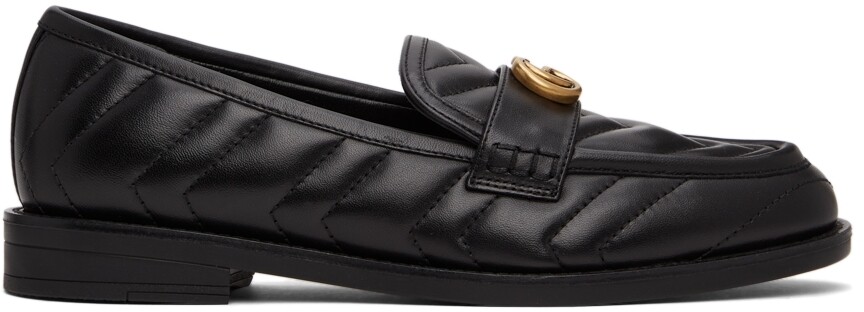 

Черные лоферы с двумя ремешками G Gucci