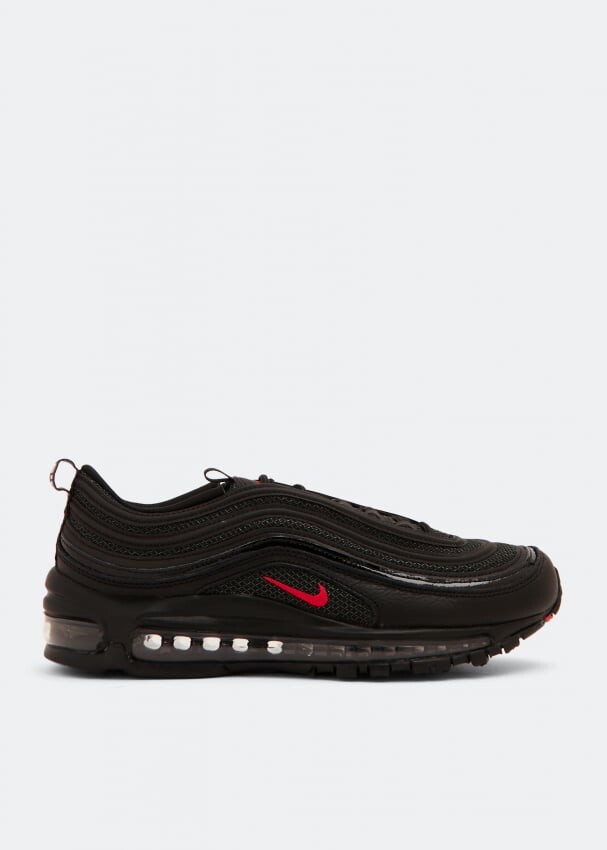 

Кроссовки NIKE Air Max 97 'Black and University Red' sneakers, черный