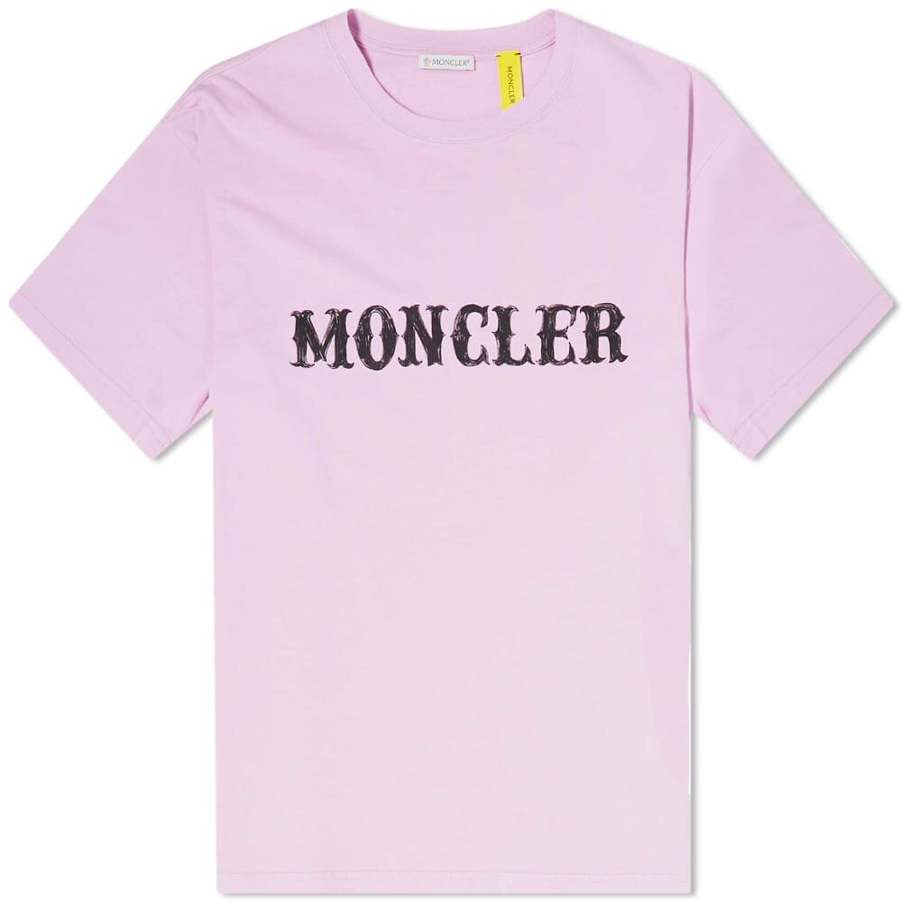 

Футболка Moncler Genius Fragment Large Logo Tee, Серый