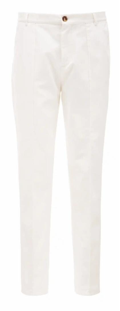 

Прямые брюки из хлопка Brunello Cucinelli