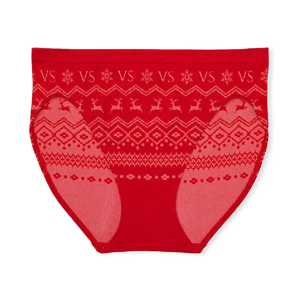 

Трусы Victoria's Secret Seamless High-Leg Brief, красный