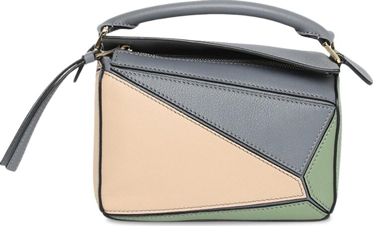 

Сумка Loewe Puzzle Mini Bag Asphalt Grey/Nude, серый