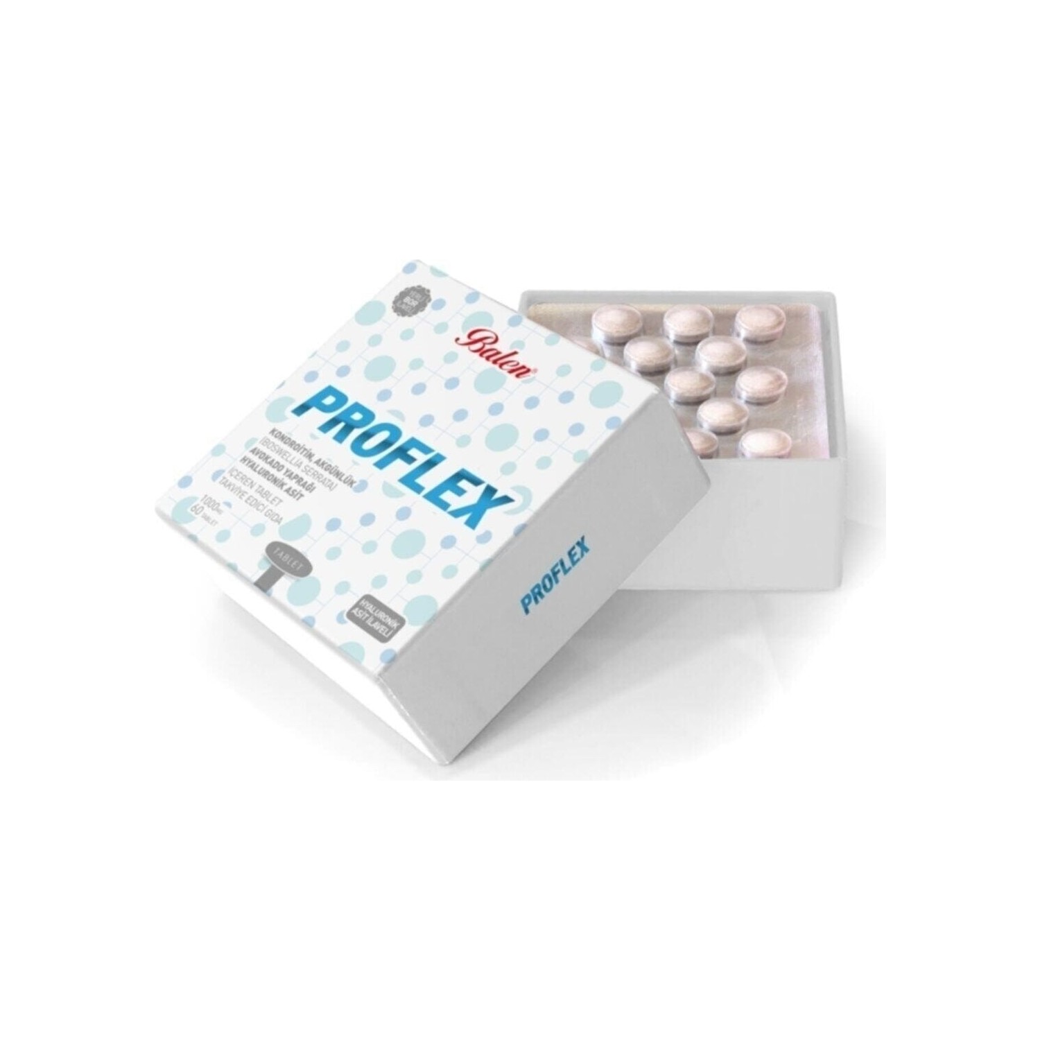 Пищевая добавка Balen Proflex 1000 мг, 60 таблеток гиалуроновая кислота с ниацином arum 450 мг в таблетках 30 шт