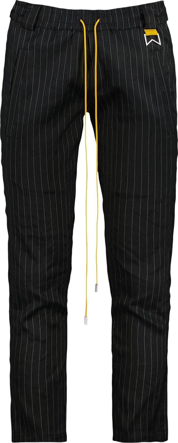 

Брюки Rhude Riche Smoking Pant 'Black Stripe', черный