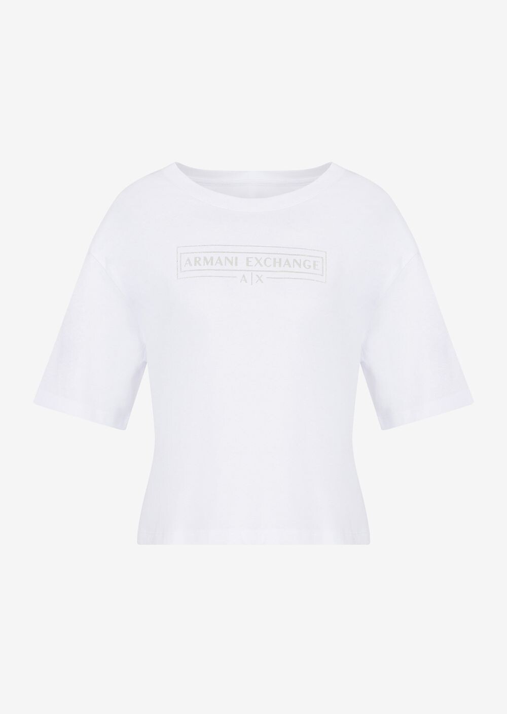 

Укороченные футболка Armani Exchange, белый