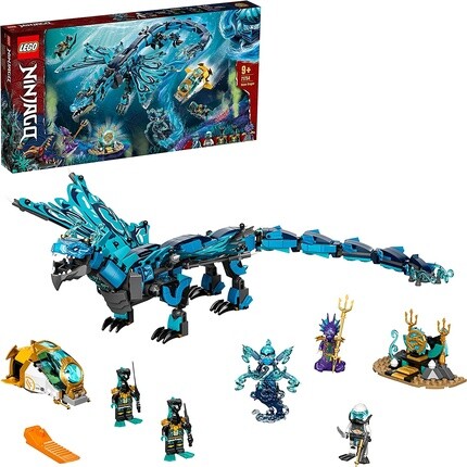 

Конструктор Lego 71754 Ninjago водный дракон, для детей от 9 лет