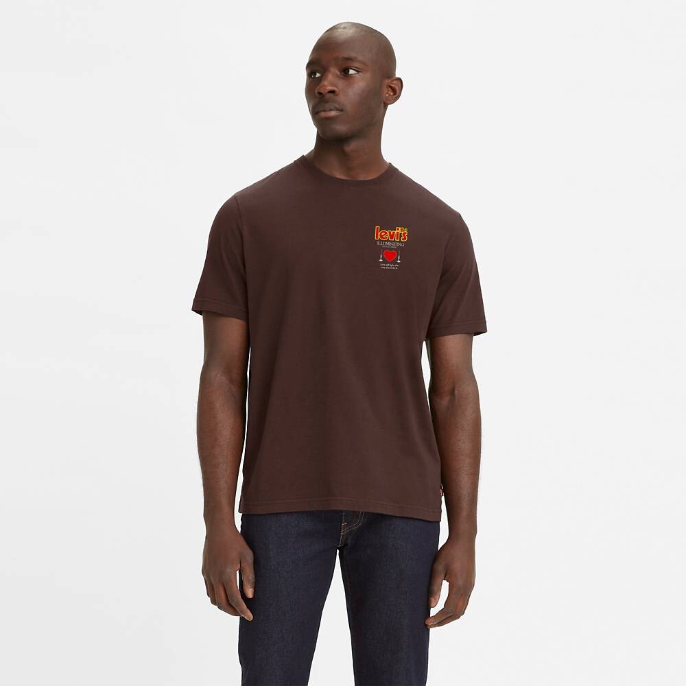 

Футболка Levi's, коричневый