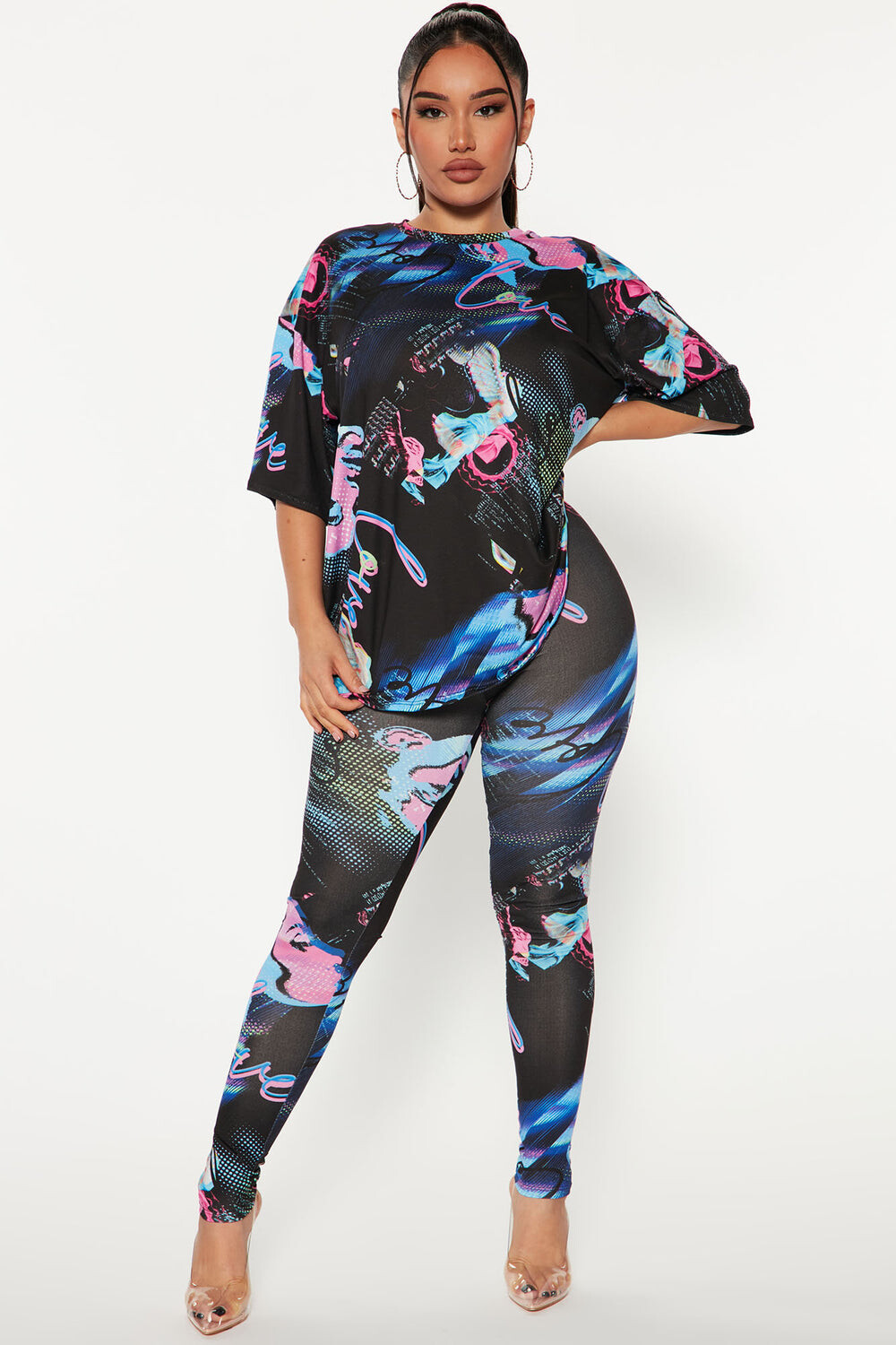 

Леггинсы Fashion Nova TP30016, черный