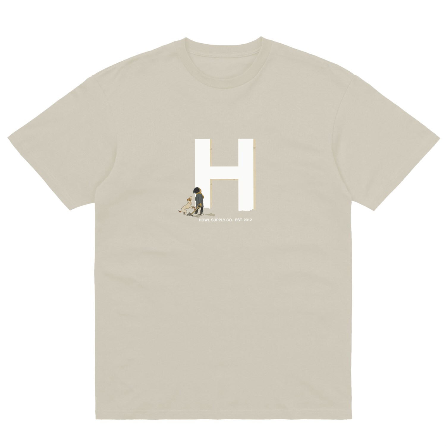 

Футболка Howl Rex, tan