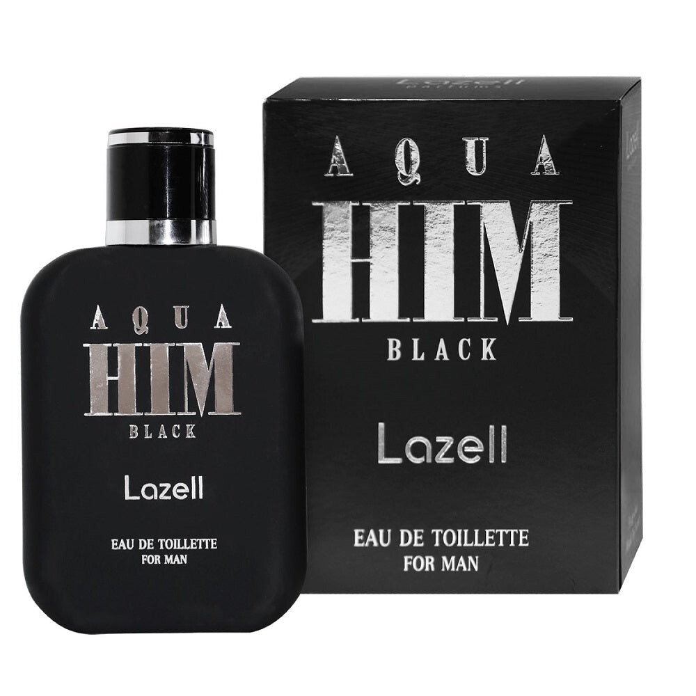 

Lazell Туалетная вода Aqua Him Black спрей 100мл