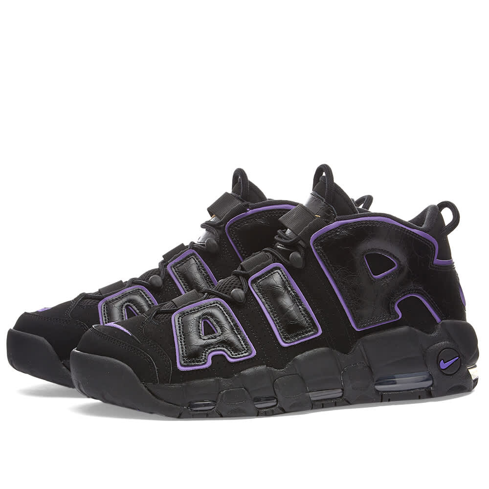 

Кроссовки Nike Air More Uptempo 96, черный/фиолетовый (Размер 43 RU)