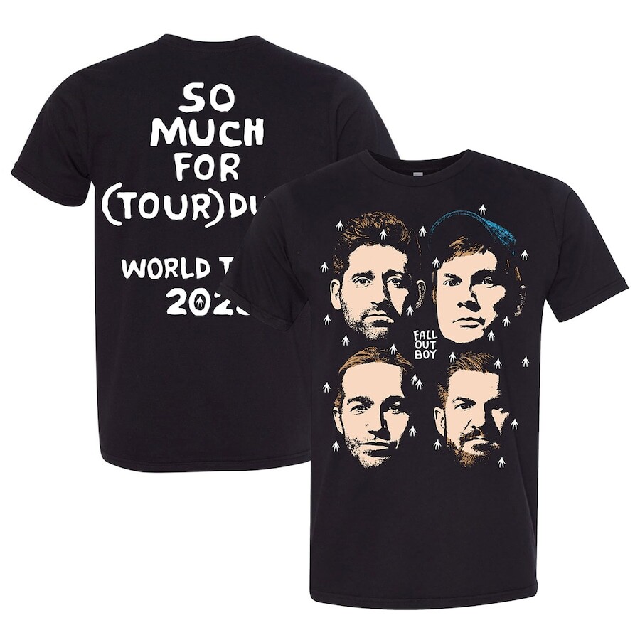 

Футболка с коротким рукавом Ampro Fall Out Boy, черный