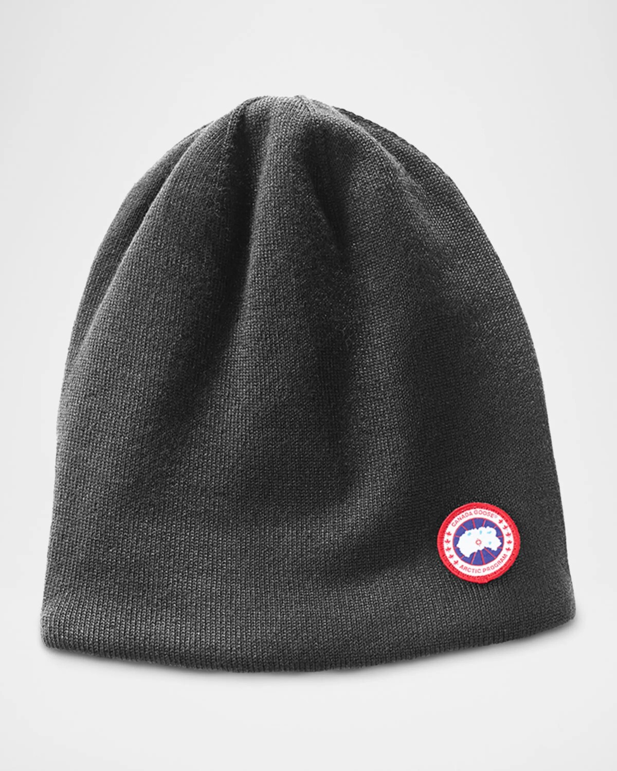 

Мужская зимняя шапка-бини со стандартным логотипом Toque Canada Goose, серый