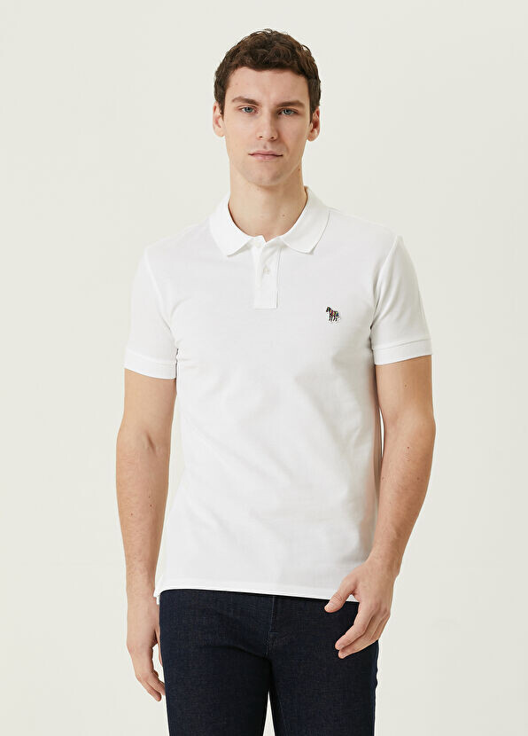 

Футболка из органического хлопка с воротником-поло Ps By Paul Smith, белый