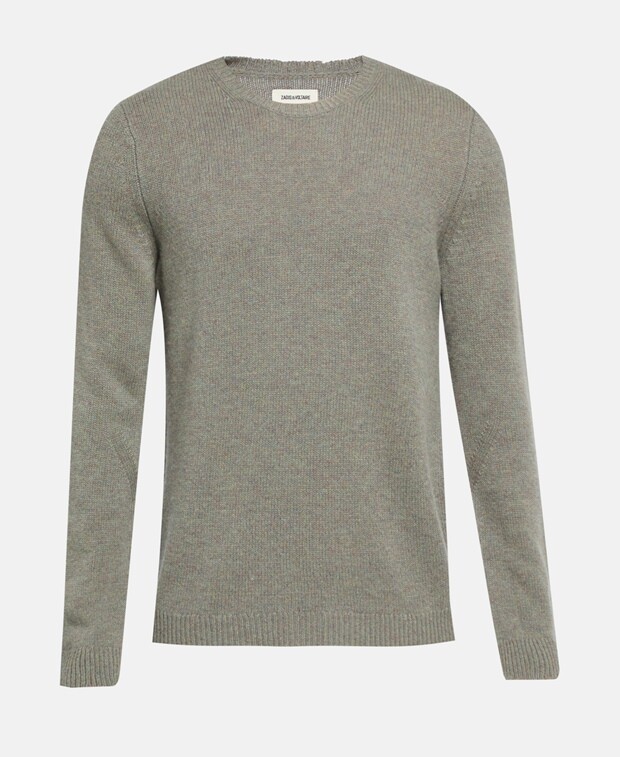 

Кашемировый пуловер Zadig&Voltaire, хаки
