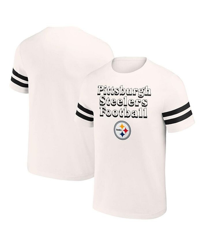 

Мужская футболка NFL x Darius Rucker Collection от Cream Pittsburgh Steelers в винтажном стиле Fanatics, тан/бежевый