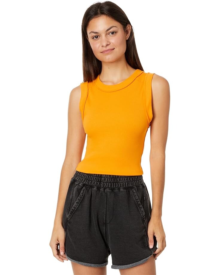 

Футболка Free People Kate Tee, цвет California Poppy