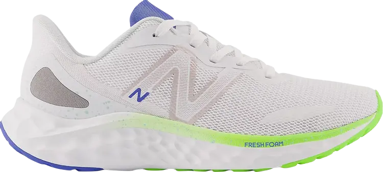 

Кроссовки New Balance Wmns Fresh Foam Arishi v4 Wide 'White Pixel Green', белый