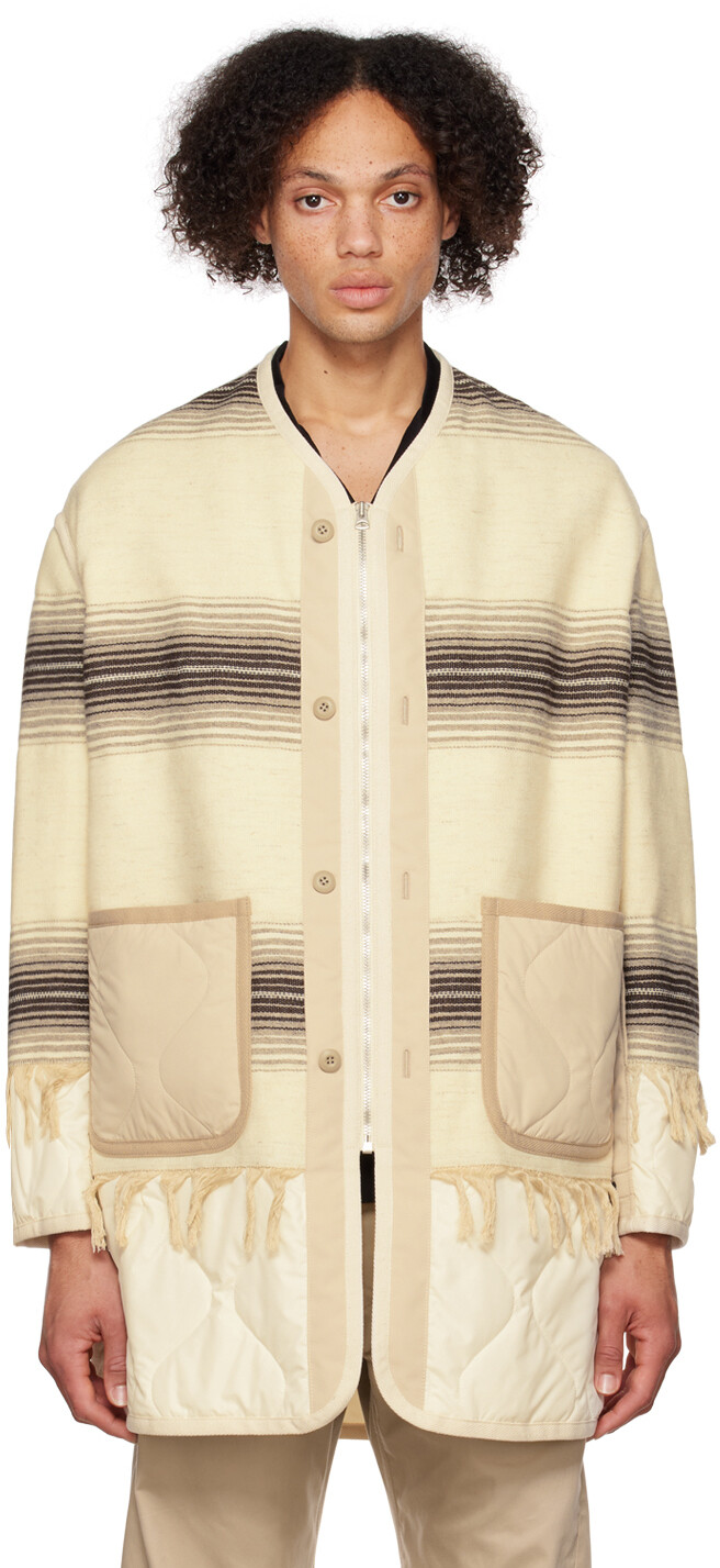 

Утепленная куртка Off-White Junya Watanabe, Серый