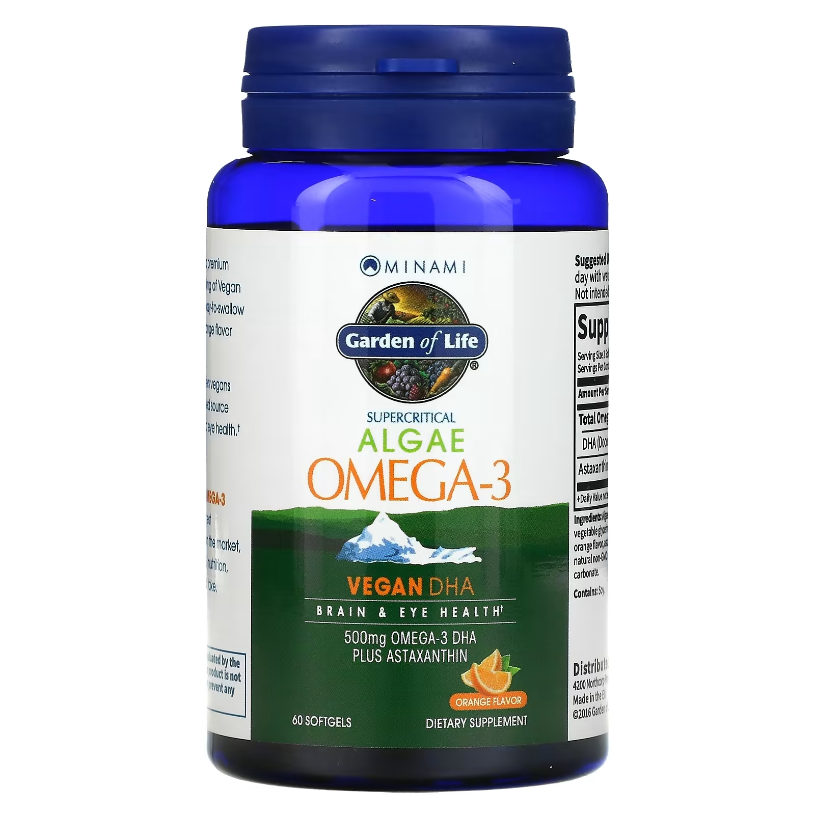 Minami Nutrition Омега 3. Омега на водорослях. Algae nattakinaza. ⇒ Minami Nutrition, MOREPA Platinum, Omega-3 + d3.