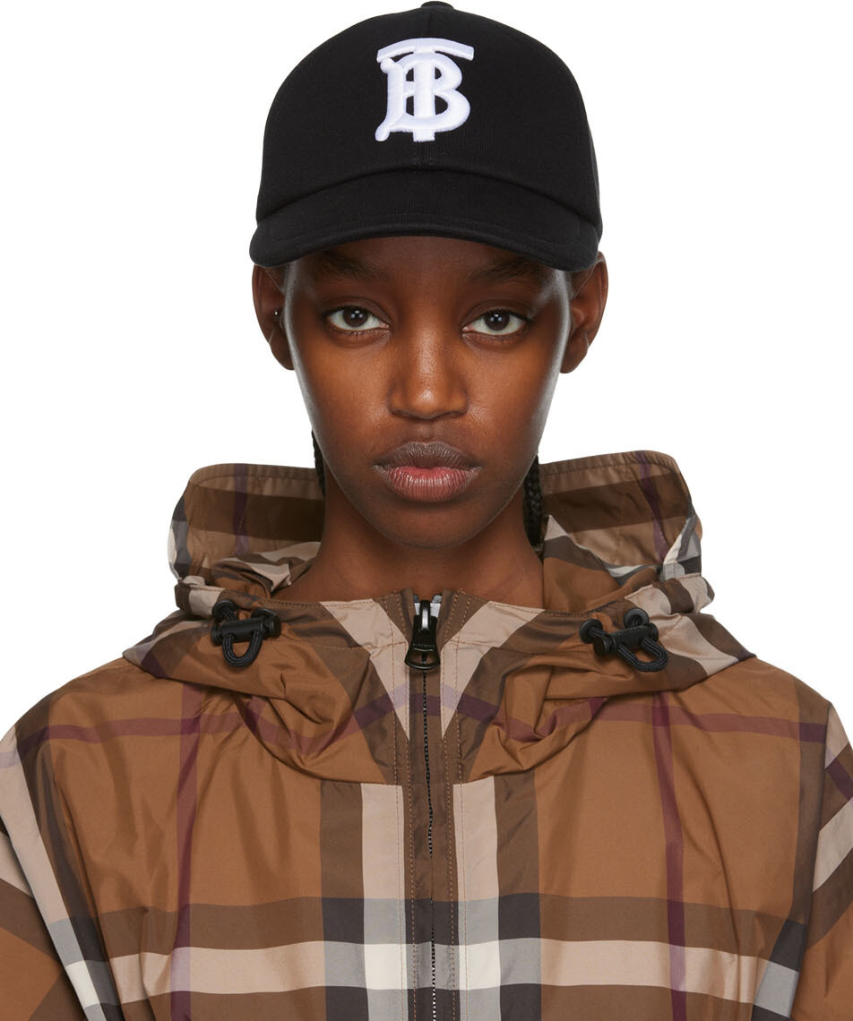 

Черная кепка с логотипом Burberry