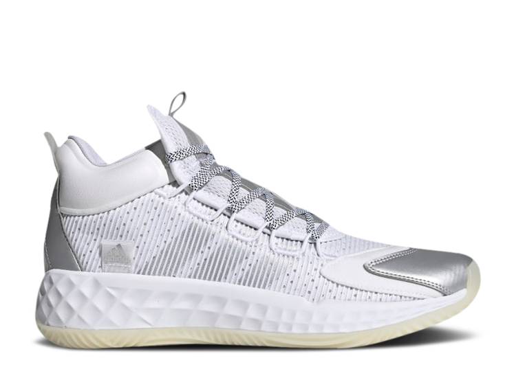 Кроссовки Adidas PRO BOOST MID 'WHITE SILVER METALLIC', белый