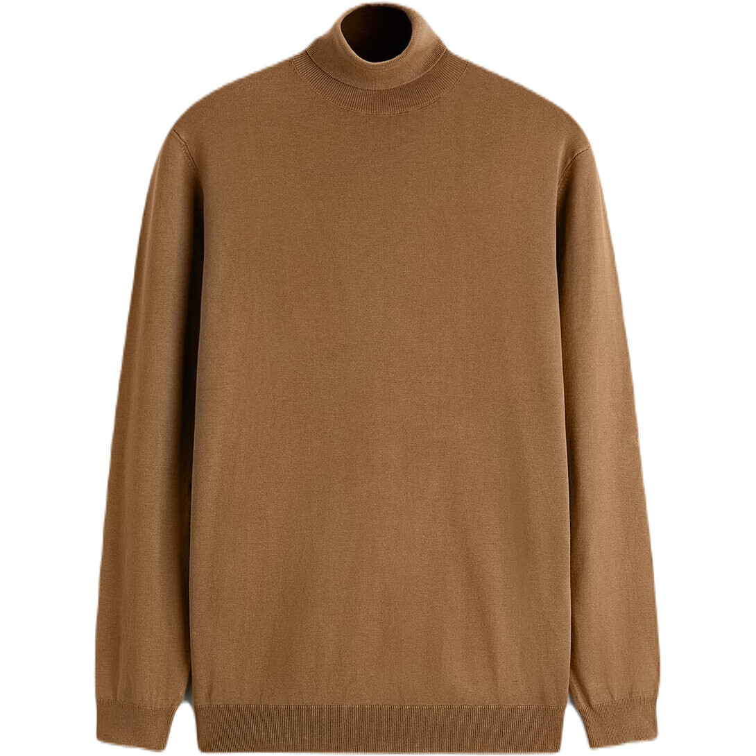 

Свитер Zara Basic High Neck, рыжевато-коричневый
